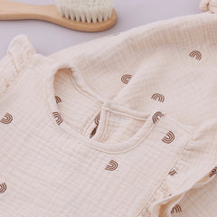 Brown Organic Baby Gift Set – Unique Combination of Teethers, Bib, & Comfort Toys