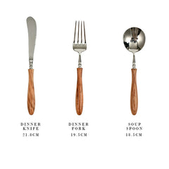 Stainless steel cutlery set