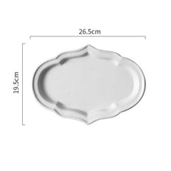 irregular ceramic plate