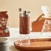 Premium Hand Grinder – Stainless Steel & Wood Design