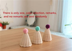 Vintage Rattan Apple/Pear Wall Storage Basket – Eco-Friendly Wicker Organizer