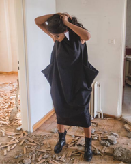 Oversized pocket dress