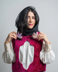 Luxury handmade bird brooch