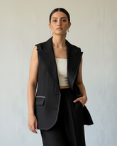 Decorative stitch vest