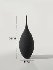 Modern home decor ceramic vase with narrow necks