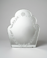 Handmade arched Persian mirror for Haft Seen