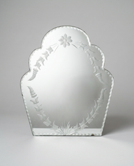 Handmade arched Persian mirror for Haft Seen
