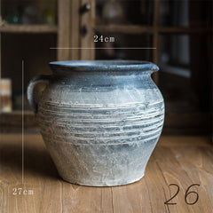 Vintage Nostalgia Ceramic Vases – Handcrafted Tabletop Decor