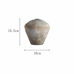 Wabi-Sabi Minimalist Ceramic Vase – Individually Handcrafted