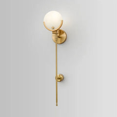 Modern Gold Marble copper Wall Lamp