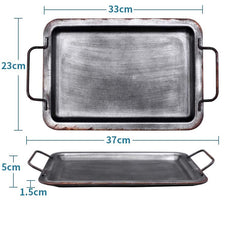 Vintage-Style Retro Iron Tray
