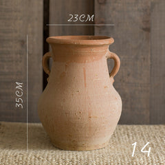 Vintage Nostalgia Ceramic Vases – Handcrafted Tabletop Decor