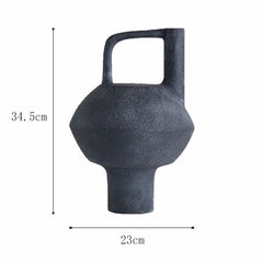 Wabi-Sabi Minimalist Ceramic Vase – Individually Handcrafted