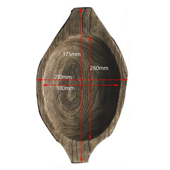 Hand-Carved Natural Wood Bowl – Organic & Timeless Elegance