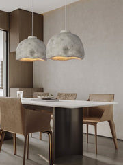 Nordic Sculptural Chandelier – Resin Pendant Light