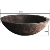 Hand-Carved Natural Wood Bowl – Organic & Timeless Elegance