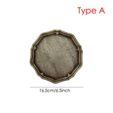 Retro Iron Tray & Stand – Vintage Elegance for Modern Living