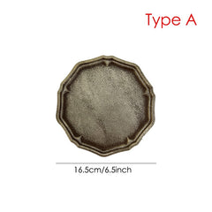 Retro Iron Tray & Stand – Vintage Elegance for Modern Living