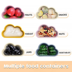 Baby Cloud Snack Cup – Silicone Cartoon Storage for Little Treats