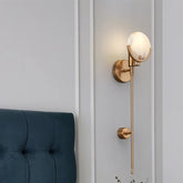 Modern Gold Marble copper Wall Lamp