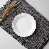 Vintage White Ceramic Plate