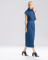 Minimalist chic denim co ord set