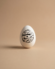 Hand Painted Nowruz Haft Seen Decorative Egg – Calligraphy Edition