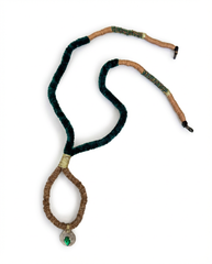 Handmade Woven Eyeglasses Strap With Charm Pendant