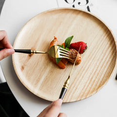 Elegant modern dinnerware set – knife, fork, spoon, teaspoon