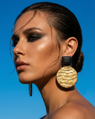 papier-mâché earrings