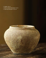 rustic decorative vase