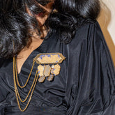 Handcrafted ear cuff brooch