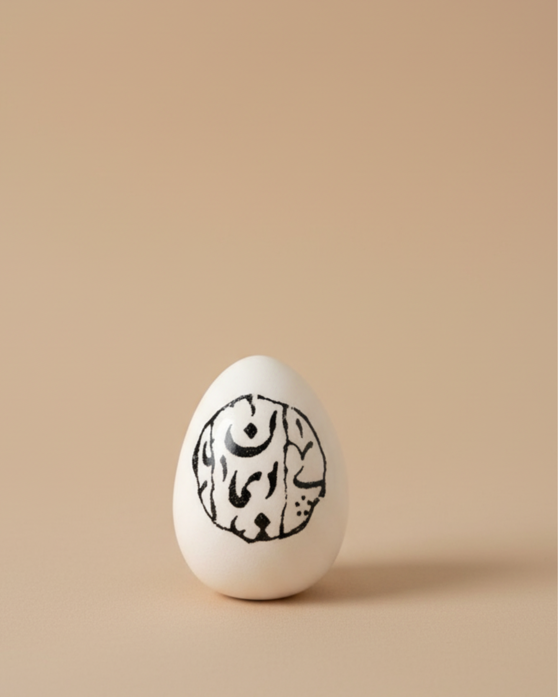 Hand Painted Nowruz Haft Seen Decorative Egg – Calligraphy Edition