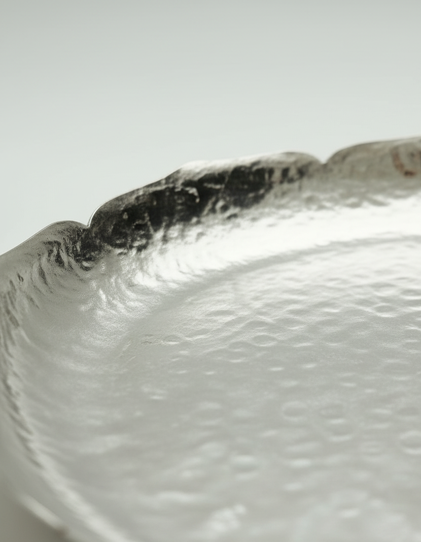 Golab Handcrafted Hammered Copper Tray