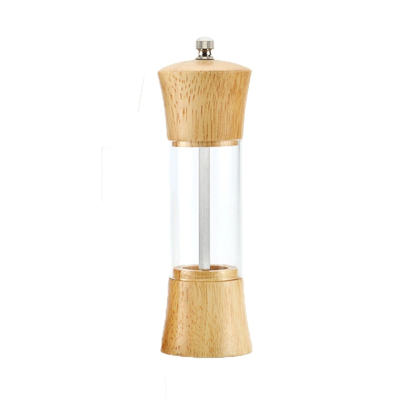 Adjustable hand mill for spices