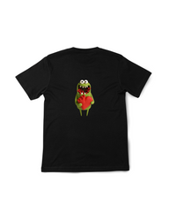 Green Monster Heart Cotton T-Shirt