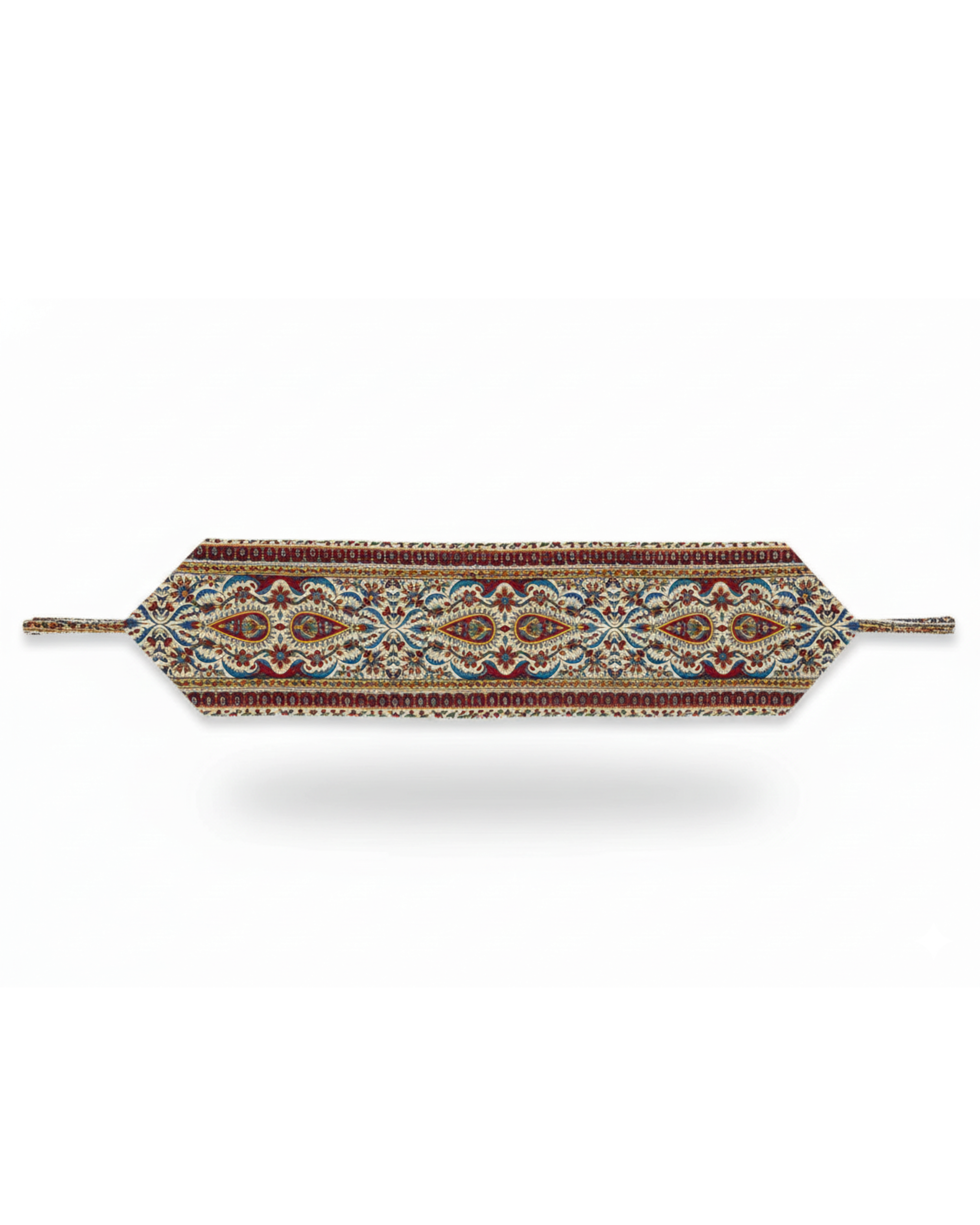 Artisan Persian printed belt with adjustable ties
