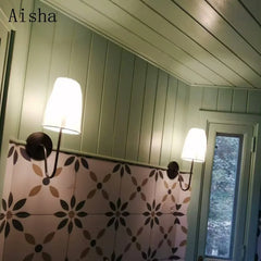 Retro Linen Wall Lamp