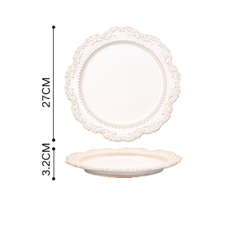 French Baroque Vintage Dinnerware Set