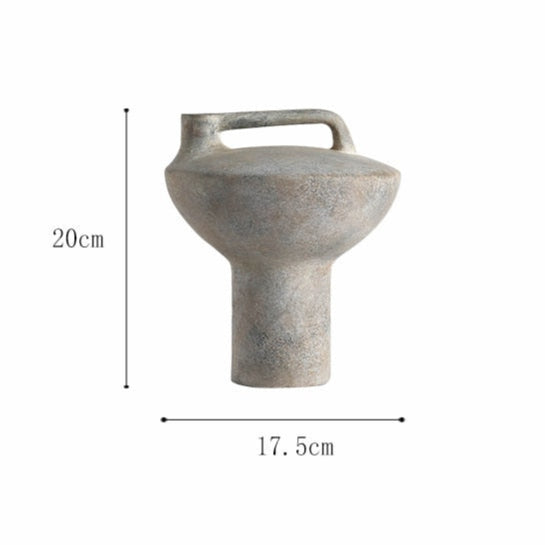 Wabi-Sabi Minimalist Ceramic Vase – Individually Handcrafted