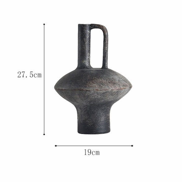 Wabi-Sabi Minimalist Ceramic Vase – Individually Handcrafted