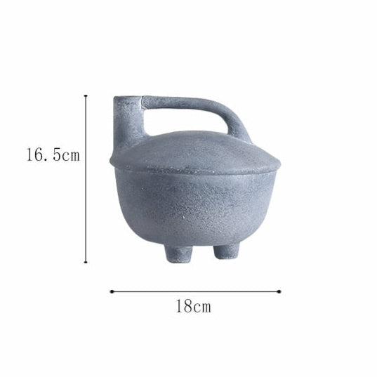 Wabi-Sabi Minimalist Ceramic Vase – Individually Handcrafted