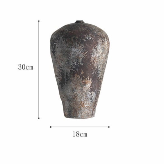 Wabi-Sabi Minimalist Ceramic Vase – Individually Handcrafted
