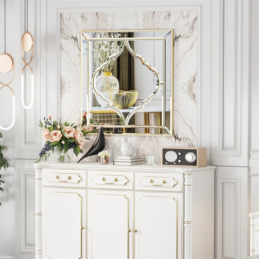 Modern square wall mirror