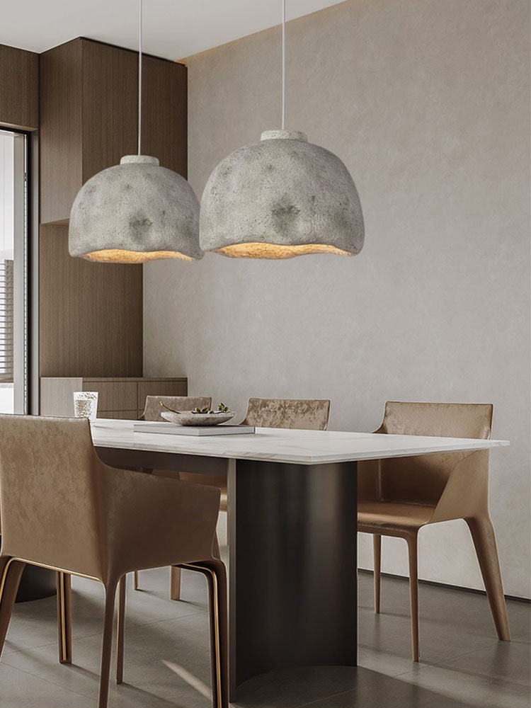 Nordic Sculptural Chandelier – Resin Pendant Light