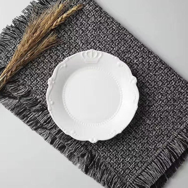 Vintage White Ceramic Plate