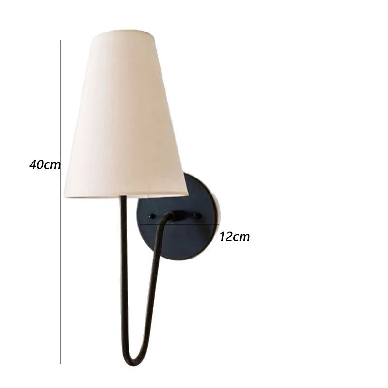 Retro Linen Wall Lamp
