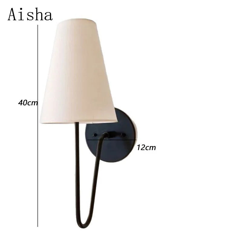 Retro Linen Wall Lamp