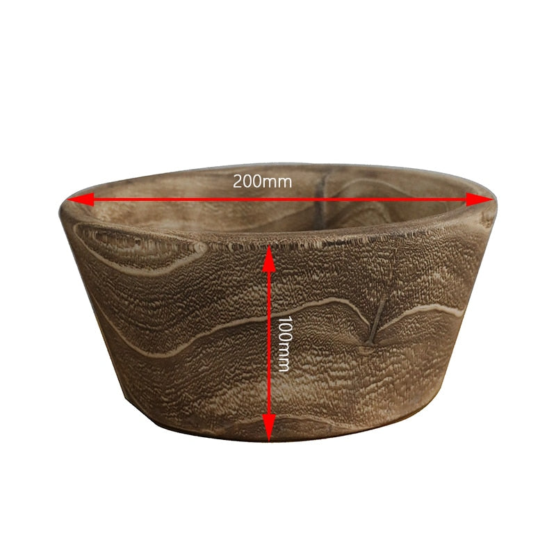 Hand-Carved Natural Wood Bowl – Organic & Timeless Elegance