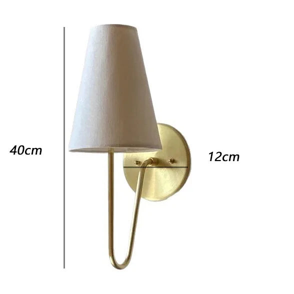 Retro Linen Wall Lamp
